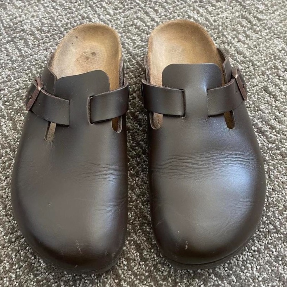 euc birkenstock bostons